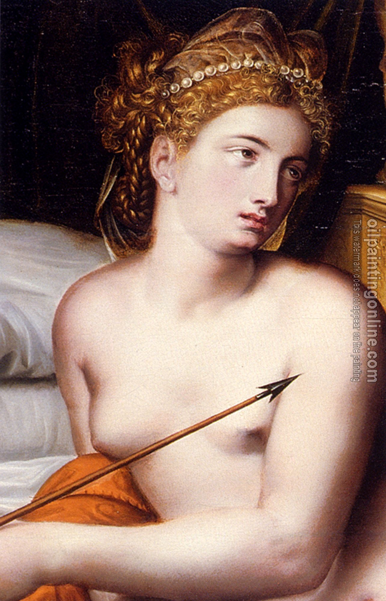 Willem Adriaensz Key - Venus And Cupid detail